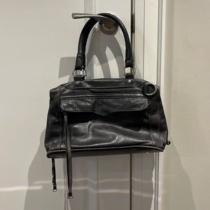 Rebecca Minkoff Dark Grey Top Handle and Crossbody Bag